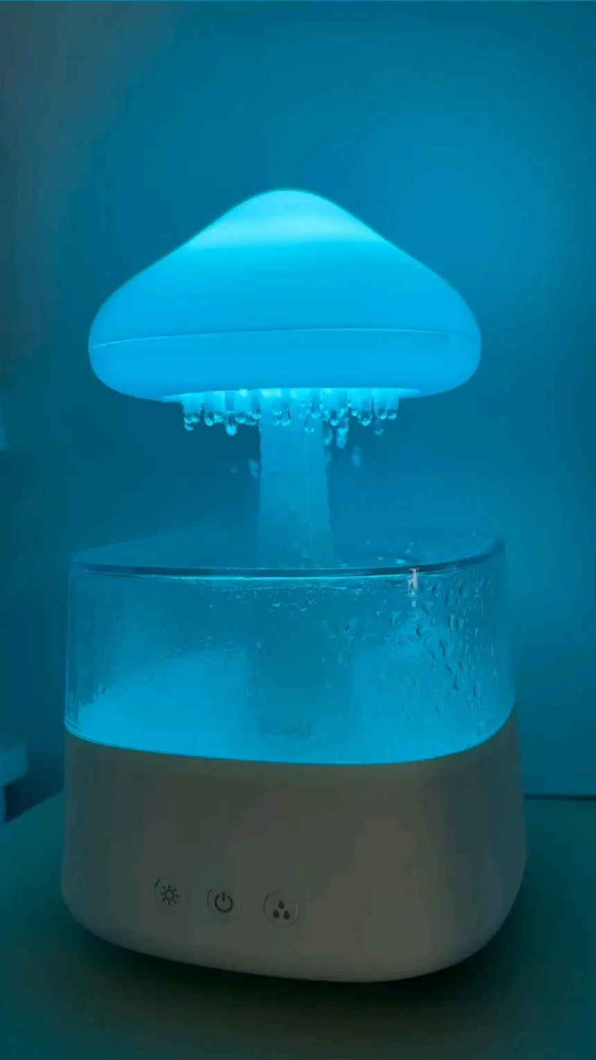 🍄 Mushroom Rain Cloud Humidifier & Aroma Diffuser