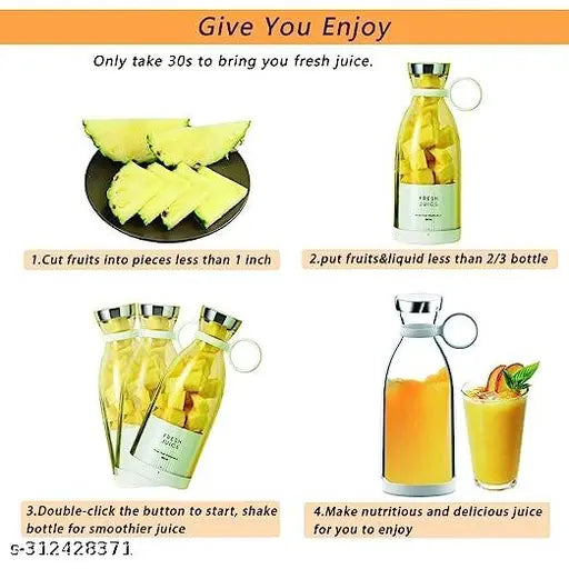 Electric Portable Juicer Bottle – Fresh Juice Anytime, Anywhere 🍓🥤