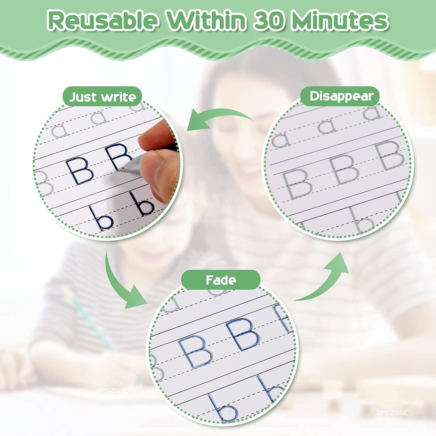 Reusable Handwriting Practice Set for Kids ✏️📚