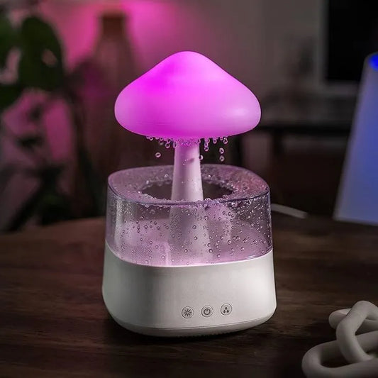🍄 Mushroom Rain Cloud Humidifier & Aroma Diffuser