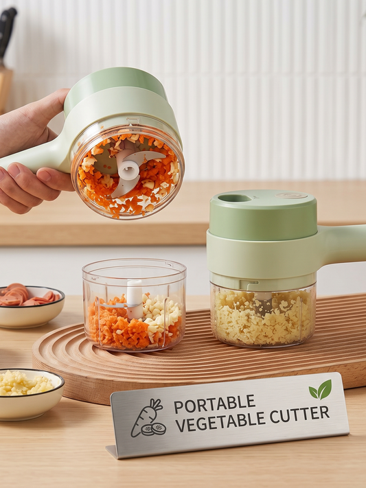 Portable Electric Vegetable Cutter – Chop, Mince & Prep in Seconds