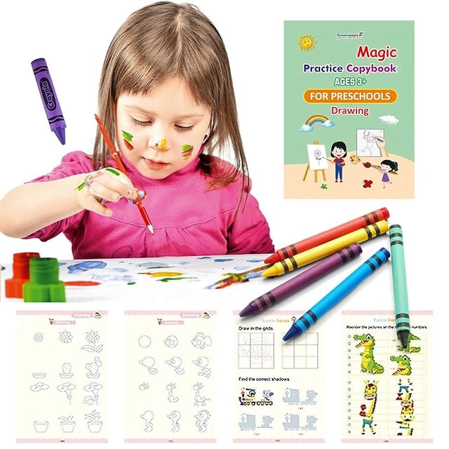 Reusable Handwriting Practice Set for Kids ✏️📚